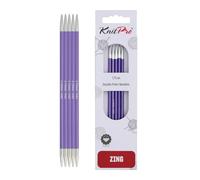 KnitPro Double Pointed Needles Zing – 20 cm (8") 3.75 mm – Purple