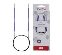 ZING FC 40X4.5 - Zing: Knitting Pins: Circular: Fixed: 40cm x 4.50mm - KnitPro Groves & Thames White One Size