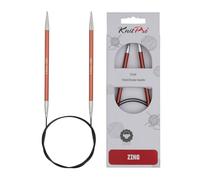 KnitPro Zing Fixed Circular Needles - 24" (60cm) - 5.50mm - Multicolor