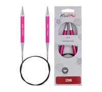 Knitpro Zing: Knitting Pins: Circular: Fixed: 120cm x 10.00mm