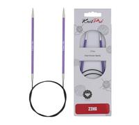 Knit Pro KP47208 Zing: Fixed Circular Knitting Pins: 150cm x 3.75mm, 3.75mm , Purple