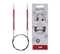 KnitPro Zing Fixed Circular Needles 60" (150cm) | Size 6.00mm