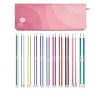 KnitPro Single Pointed Needle Set Zing Grande - 10" (25cm), 11 sizes 3-8mm, colour-coded