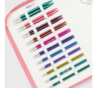 KnitPro Zing Regal Interchangeable Circular Knitting Needle Set 3-8mm (11 Sizes, 13cm Tips)
