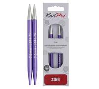 KnitPro Zing, Circular Interchangeable Knitting Pins, Special, 7.00mm, Purple