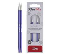 KnitPro KP47504 Zing: Knitting Pins: Circular: Interchangeable: Normal: 4.50mm, Aluminium, Multi-Colour, 4.5mm