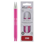 KnitPro Zing Interchangeable Circular Needles 5" (13cm) | 5.00mm