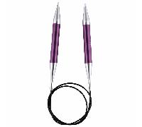 Knitpro Zing: Knitting Pins: Circular: Fixed: 120cm x 10.00mm