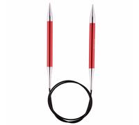 KnitPro KP47107 Zing: Knitting Pins: Circular: Fixed: 60cm x 9.00mm, Aluminium, Multi-Colour, 9mm