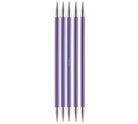 Knitpro Zing: Knitting Pins: Double-Ended: Set of Five: 15cm x 7.00mm