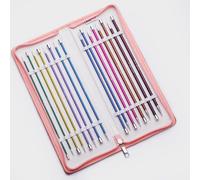 KnitPro Zing Single Pointed Knitting Needle Set Deluxe Smooth Crochet 25cm 35cm