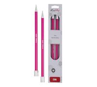KNITPRO KP47338 Zing: Knitting Pins: Single Ended: 40cm x 10.00mm, Aluminium, Multi-Colour, 10mm