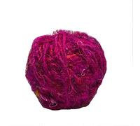 KnitSilk Recycled Sari Silk Yarn | Brown - 85 Yards, 100 Grams, 1 Gum Ball