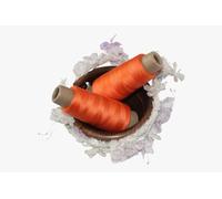 Knitsilk Ultra-Fine Silk Viscose Blend Yarn - 2/60NM, 50g Cone |Peach | Shiny, Smooth & Strong Thread for Embroidery, Jewelry Making, Sewing & Needlecraft | (1 Count x 50gm) 1400+ Yards