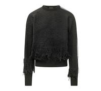 Knitted 3-Stripes Fringy Jumper - male - Y-3 - Sweatshirts - Black - M - Sweatshirts & Hoodies M