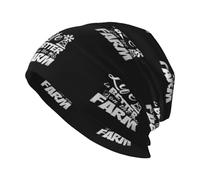 Knitted Beanie Cap Life is Better On The Farm Knitted Caps Comfortable Beanies Stretchy Knit Cap for Sports Warm Gift Ski
