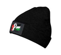 Knitted Beanie Cap Save The Palestinian Flag Beanie Hat Comfortable Beanies Windproof Knit Cap for Sports Cycling Warm Gift