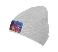 Knitted Beanie Cap Science Math Equation Knit Cap Windproof Knit Hats Stretchy Beanies for Warm Gift Ski Jogging