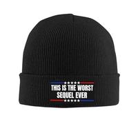 Knitted Beanie Cap This is The Worst Sequel Ever Knit Hat Comfortable Knit Hats Breatherble Knit Cap for Warm Gift Sports Ski