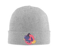 Knitted Beanie Cap Witch's Cat Beanies Breatherble Knit Hat Stretchy Beanie Hat for Warm Gift Cycling Ski