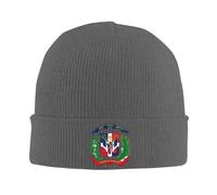 Knitted Beanie Flag of The Dominican Republic Beanie Caps Thermal Universal Ski Hat for Unisex Outdoor Camping