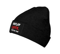 Knitted Beanie Shut Up Liver You're Fine