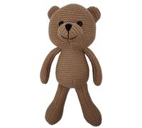 Knitted Bear - Handmade Yarn Plush Bear, Comfortable Plush Bear Portable | Soft Bear Easy to Carry Soft Knit with A Sensation, Gifts from Compagno