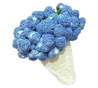 Knitted Bouquet Blanket, Crochet Carnation Flower Bouquet Blanket - Bohemian Charm Soft Sofa Decoration Family Comfort Soothing