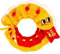 Knitted Cat Collar Cute Cat Collar Breakaway Kitten Collar Adjustable Knitted Cat Collars for Girl Cats Comfortable for Kitty and Some Puppies (m)