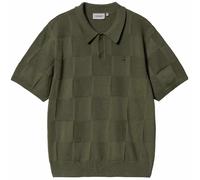 Knitted Checker Polo - Dollar Green XL