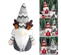 Knitted Christmas Deer Antler Hat Faceless Doll Cozy Home Decor For The Holiday Season Christmas Deer Antler Hat
