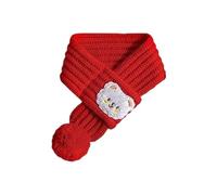Knitted Christmas Scarf for Dogs Cats Pets Soft Acrylic 3 L Holiday