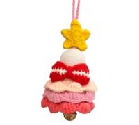 Knitted Christmas Tree Ornaments Handmade Finished Decor Tree New Tree 2025 Party Christmas J2M5 Holiday Christmas Cro Mini
