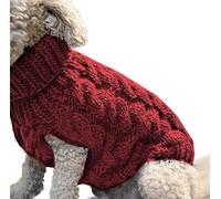 Knitted Clothes For Dogs Chihuahua Sweater For Small Dogs Winter Clothes For Sphinx Cat Dog Sweater For York Warm Dog Clothes(3,L)