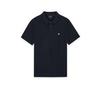 Knitted cotton polo Lyle & Scott Bleu S