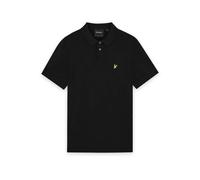 Knitted cotton polo Lyle & Scott Noir M