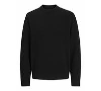 Knitted Crew Neck Jumper Black