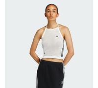 Adidas Originals Knitted Crochet Sleeveless Top White L Woman