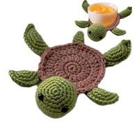 Knitted Cup Covers | Sweetness Isomeness COB Turtle Table Sets, Crochet Cup Mat for Home, Cafe, Restaurants, Portable Sheep Liners cold