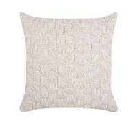 Knitted Cushion 45 x 45 cm Beige BASALIM