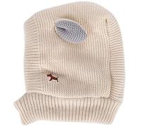 Knitted Dog Winter Beanie Hat Warm Crochet Puppy Cap Cozy Funny Costume Pet for 15-25 kg Dogs (Beige)