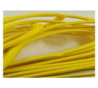 Knitted Fabric Cover Twisted Cloth Wire, 2 Core Flexible Lamp Power Cord Copper Conductor 250V Multicolor Multiple Sizes(Yellow Color,0.5meter)