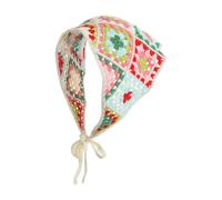 Knitted flower head scarf for women spring hair band decorative head wrap music festival hair scarf photo headband