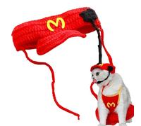 Knitted Funny Hat for Cat, Dog Beanie Hat, Cute Knitted Pet Waiter Headwear, Cute Headwear for Pets, Puppies, Kittens