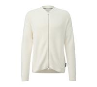 Knitted Gilet with Bomber Collar and Metal Zip s.Oliver Beige M