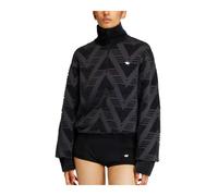 Knitted Half-Zip Jumper - female - Adidas - Long Sleeve Training Tops - Black - L - Sport L