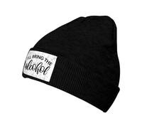 Knitted Hat I'll Bring The Alcohol Funny Quote Drink Unisex Knit Cap Casual Skull Cap for Outdoor Winter Women