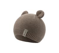 Knitted hat with ears, GOTS