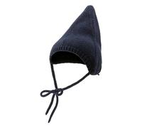 Knitted hat with pointed lambswool