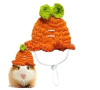 Knitted Hats for Small Animal - Tiny Cute Pet Headwear Knitted Hamster Hat | Costume Accessories with Adjustable Drawstring Soft Animal Clothes for Party